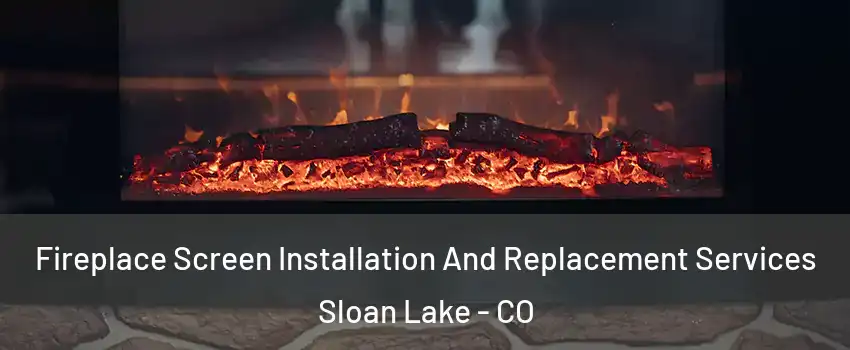 Fireplace Screen Installation And Replacement Services Sloan Lake - CO