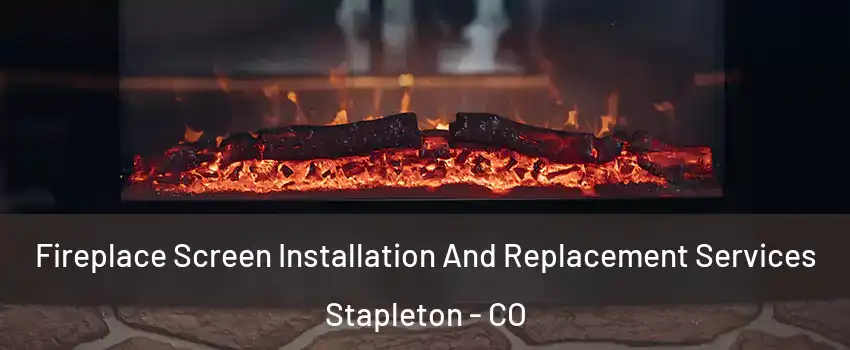 Fireplace Screen Installation And Replacement Services Stapleton - CO
