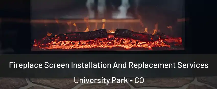 Fireplace Screen Installation And Replacement Services University Park - CO