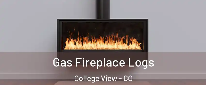 Gas Fireplace Logs College View - CO