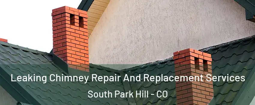 Leaking Chimney Repair And Replacement Services South Park Hill - CO