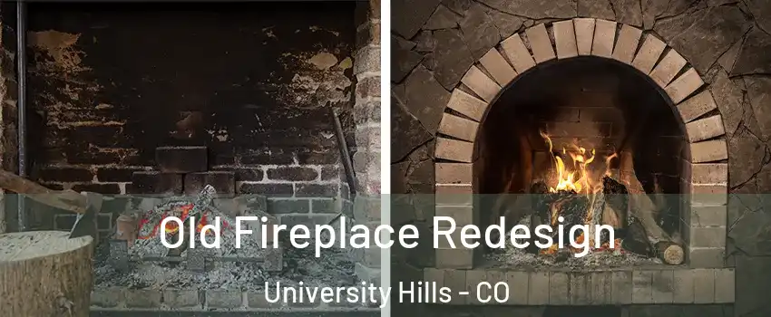 Old Fireplace Redesign University Hills - CO