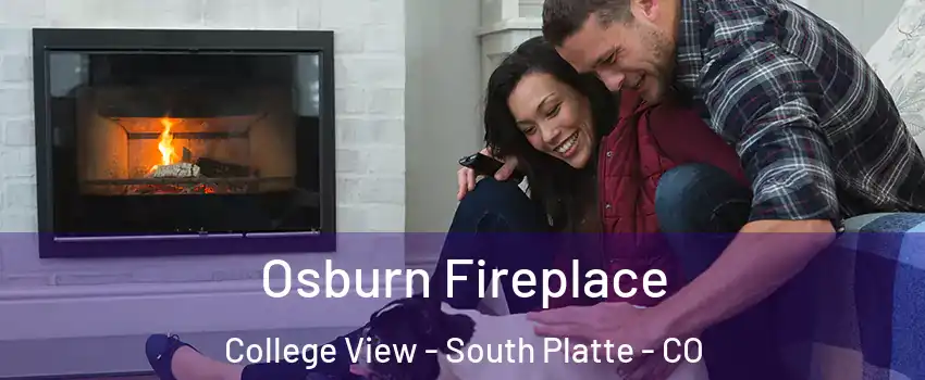 Osburn Fireplace College View - South Platte - CO